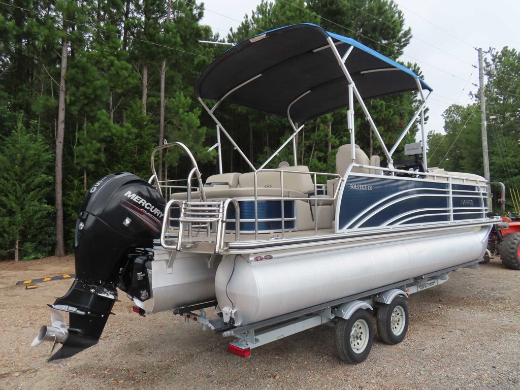 2019 Solstice 220 Swingback Mercury 150 Trailer